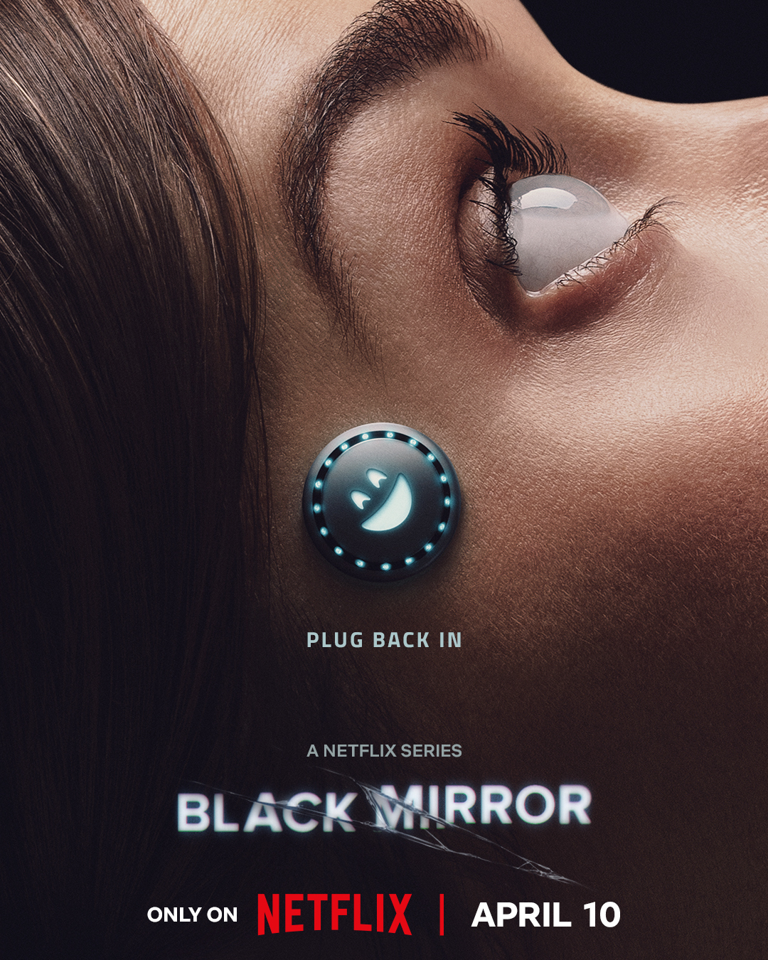 Artwork for Netflix TV Series Black Mirror - Are you ready to plug back in?