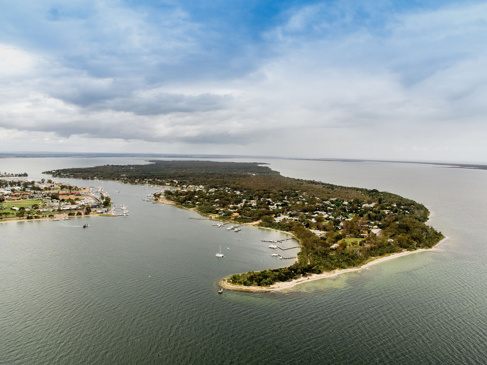 Raymond Island Aerial photograph of the Raymond Island in Gippsland, Victoria